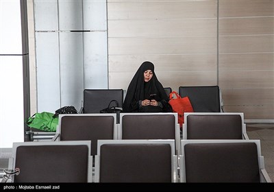 بدرقه اولین کاروان زائرین اربعین حسینی از فرودگاه ارومیه