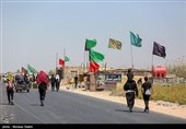پیاده روی زائرین اربعین حسینی در مسیر نجف به حله