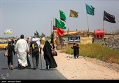 پیاده روی زائرین اربعین حسینی در مسیر نجف به حله