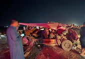 انتقال اجساد 5 زائر جان باخته در تصادف جاده دهلران ـ مهران به اصفهان