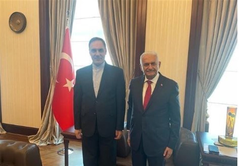 İran&apos;ın Ankara Büyükelçisi, Binali Yıldırım ile Görüştü
