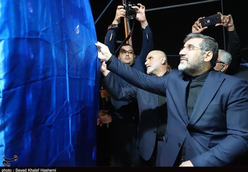 افتتاح پارک یک هکتاری شهید رئیسعلی دلواری با حضور وزیر ارشاد + تصویر