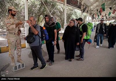 بازگشت زائران اربعین حسینی از مرز خسروی - 2