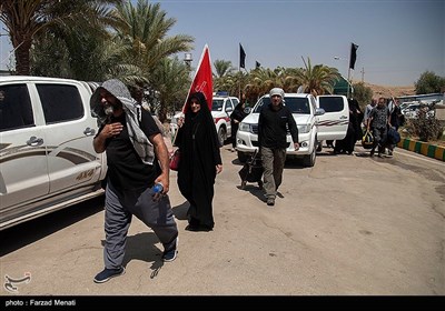 بازگشت زائران اربعین حسینی از مرز خسروی - 2