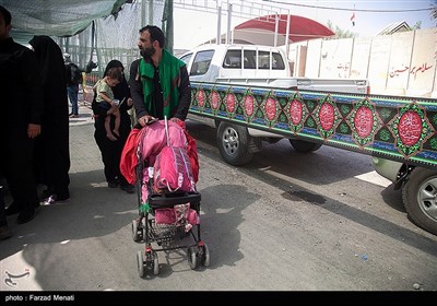 بازگشت زائران اربعین حسینی از مرز خسروی - 2