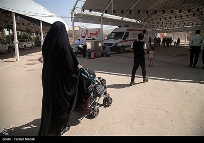 بازگشت زائران اربعین حسینی از مرز خسروی - 2