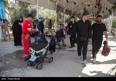 بازگشت زائران اربعین حسینی از مرز خسروی - 2