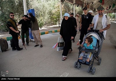 تردد آسان زائرین اربعین حسینی در مرز خسروی