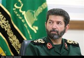 سردار حسن حسن زاده فرمانده سپاه محمد رسول الله (ص) تهران در جلسه هماهنگی ستاد برگزاری جاماندگان پیاده روی اربعین حسینی