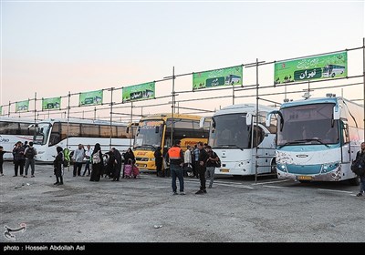 بازگشت زائرین اربعین حسینی از مرز شلمچه - 1