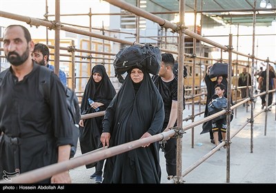 بازگشت زائرین اربعین حسینی از مرز شلمچه 