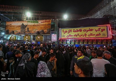 پذیرایی موکبهای ایرانی از زائرین اربعین حسینی در کربلا