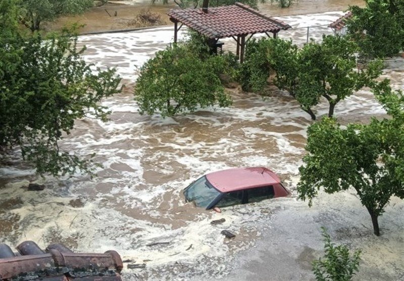 طوفان و سیل بی سابقه در یونان قربانی گرفت