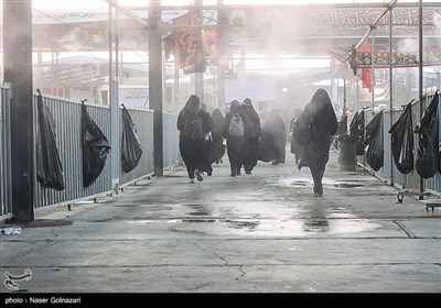 بازگشت زائرین اربعین حسینی از مرز مهران