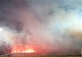 به آتش کشیدن ورزشگاهی در ایتالیا
