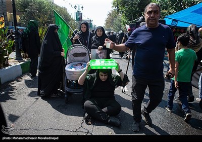  پیاده روی جاماندگان اربعین در تهران - 3 