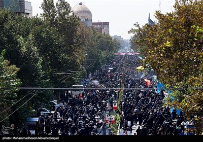  پیاده روی جاماندگان اربعین در تهران - ۳ 