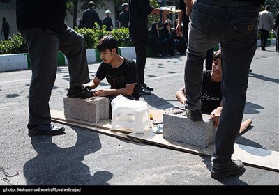  پیاده روی جاماندگان اربعین در تهران - ۳ 