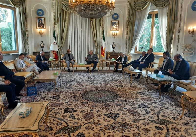 Iran’s Envoy Meets Italian Economic Activists, Industrialists in Rome to Bolster Ties