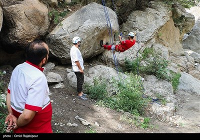 دوره تخصصی نجاتگران جمعیت هلال احمر در اشکورات - گیلان