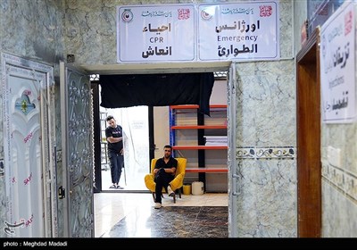 مراکز درمانی هلال احمر در کربلا