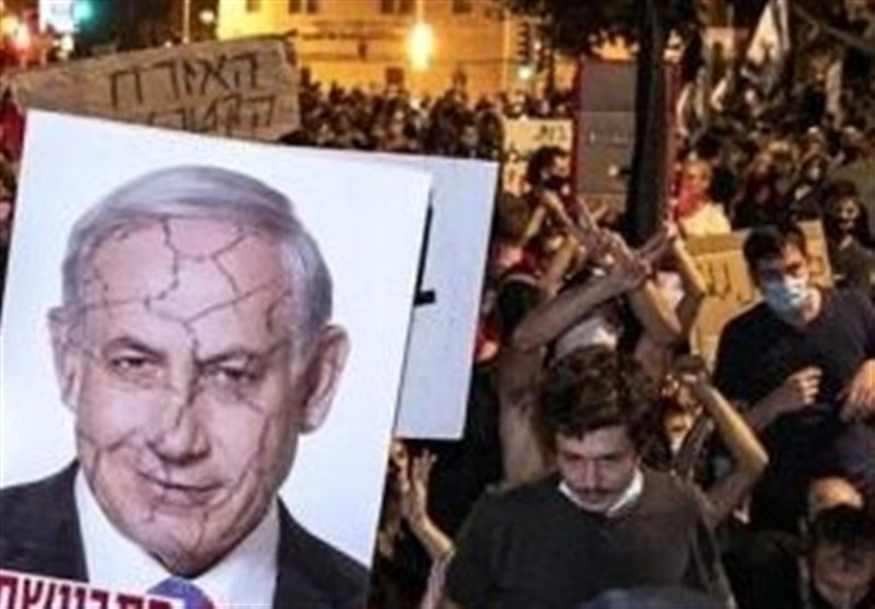 تظاهرات صهیونیست‌ها علیه نتانیاهو مقابل مقر سازمان ملل