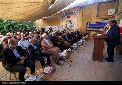 مراسم چهل و دومین سالگرد شهادت شهید ایت الله مدنی در همدان