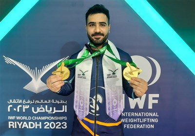  وزنه‌برداری قهرمانی جهان| درخشش مصطفی جوادی با کسب ۲ طلا و قهرمانی 