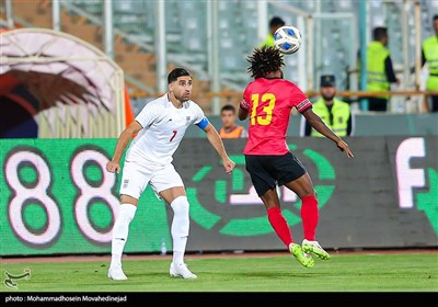 دیدار تیم‌های فوتبال ایران و آنگولا