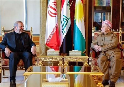  دیدار سفیر ایران با رئیس حزب دموکرات کردستان عراق 