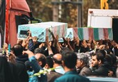 تشییع پیکر 23 شهید تازه تفحص شده در ارومیه/ خط و نشان مردم برای دشمنان ایران + فیلم و تصاویر