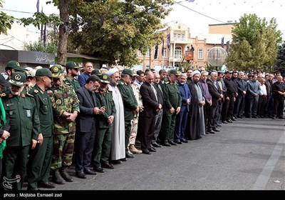 تشییع پیکر 23 شهید تازه تفحص شده در ارومیه