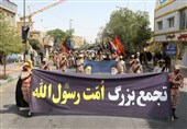 دسته عزاداری و اجتماع عظیم نیروهای مسلح استان قم برگزار شد + تصاویر