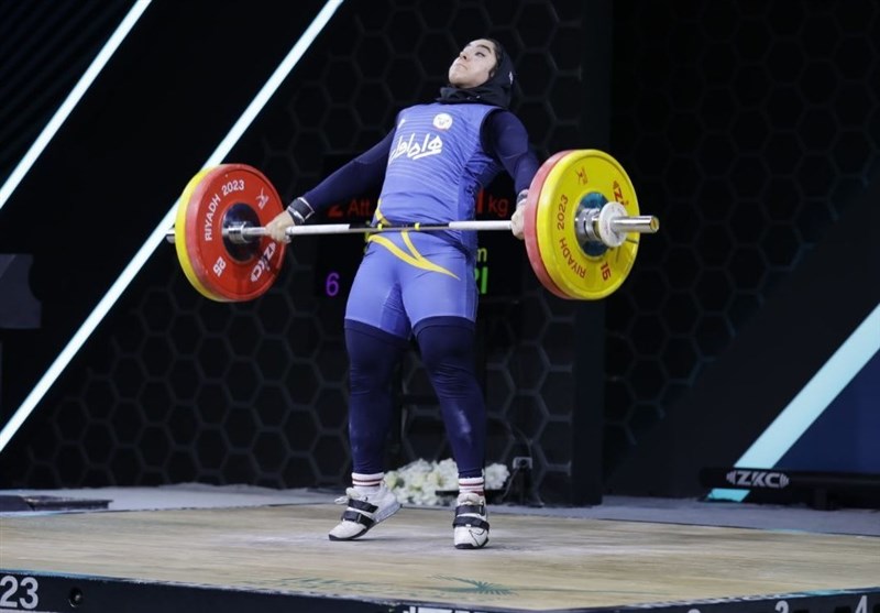 وزنه‌برداری قهرمانی جهان| جایگاه هفتمی الهام حسینی در گروه B دسته 81 کیلوگرم