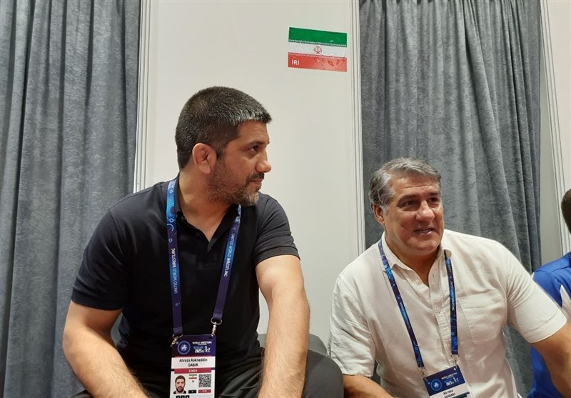 حضور مرد 6 مداله کشتی جهان در اردوی تیم غلامرضا محمدی