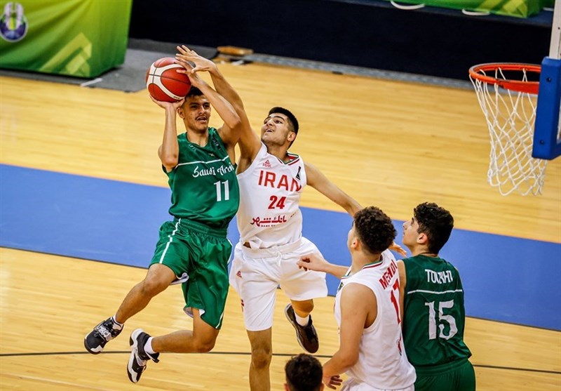 بسکتبال زیر 16 سال آسیا| پیروزی آسان ایران مقابل عربستان در حضور حدادی