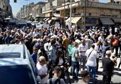 تظاهرات در شمال سوریه علیه شبه نظامیان مورد حمایت آمریکا