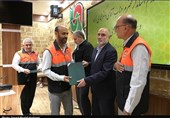 تجلیل از خادمان زائران اربعین حسینی راهداری و حمل و نقل جادهای استان بوشهر + تصویر
