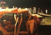 برخورد مینیبوس و دو دستگاه پراید در نکا 14 مصدوم برجای گذاشت