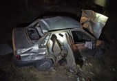 واژگونی خودرو در بویبن‌زهرا 5 مصدوم به‌جا گذاشت + تصویر