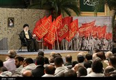 دیدار طلایه‌داران و فعالان دفاع مقدس با رهبر معظم انقلاب