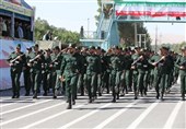 رژه نیروهای مسلح در کرمانشاه به روایت تصویر