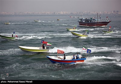 مراسم رژه نیروهای مسلح جمهوری اسلامی ایران- بندر عباس