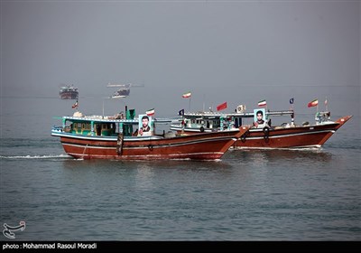 مراسم رژه نیروهای مسلح جمهوری اسلامی ایران- بندر عباس