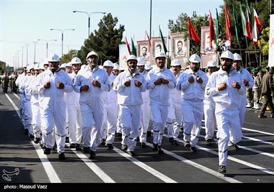 مراسم رژه نیروهای مسلح جمهوری اسلامی ایران-تبریز