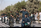 آیین رژه نیروهای مسلح در استان سمنان