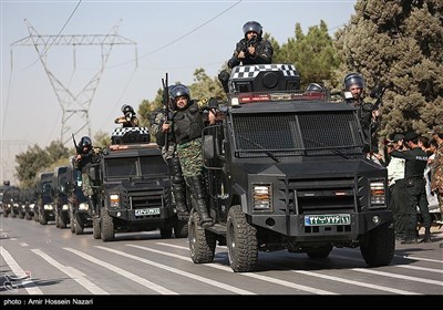 مراسم رژه نیروهای مسلح جمهوری اسلامی ایران- قزوین 