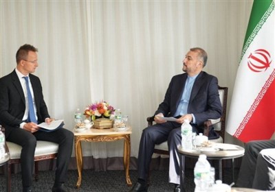 دیدار امیرعبداللهیان با وزیر خارجه و تجارت مجارستان در حاشیه مجمع سازمان ملل