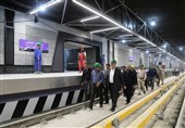 بازدید شهردار تهران از آخرین وضعیت آماده‌سازی ایستگاه مترو میدان کتاب