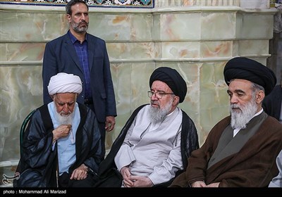 مراسم تشییع آیت الله صلواتی در قم